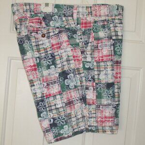 Charleston Threads Mens Multicolor Cotton Bermuda Golf Short Pant - Size 38W